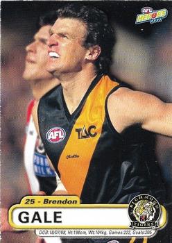 2001 ESP AFL Heroes #106 Brendon Gale Front